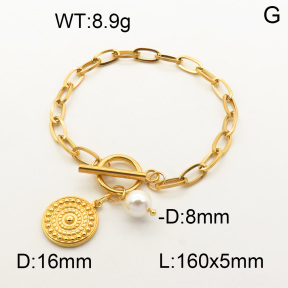 Shell Pearl Bracelet  P74000829vbnl-900