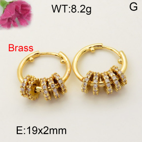 Fashion Brass Earrings  F3E401734ahjb-L017