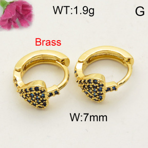 Fashion Brass Earrings  F3E401775vbmb-L017