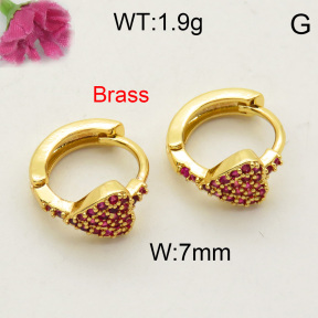 Fashion Brass Earrings  F3E401776vbmb-L017