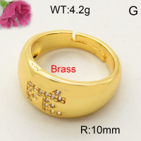 Fashion Brass Ring  F3R400281vbmb-L017