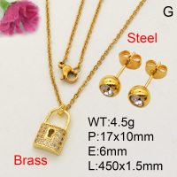 Fashion Brass Sets  F3S005922vail-L017