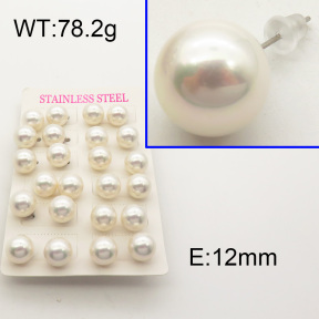 Shell Pearl Earring  3E3001043akoa-718