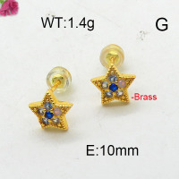Fashion Brass Earrings  6E4002689ahjb-659