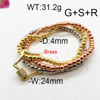 Fashion Brass Bracelet  F6B403840ahlv-J66