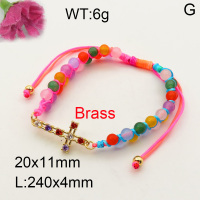 Fashion Brass Bracelet  F3B403370bhia-J66