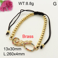 Fashion Brass Bracelet  F3B403405ahjb-J39