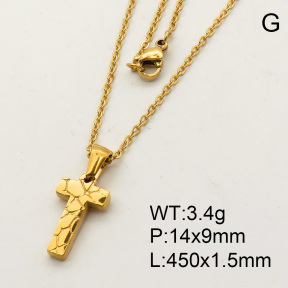 SS Necklace  3N2000893aajl-679