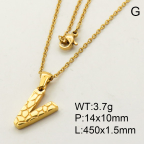 SS Necklace  3N2000895aajl-679