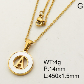 SS Necklace  3N3000335aakj-679