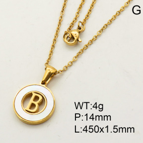 SS Necklace  3N3000336aakj-679