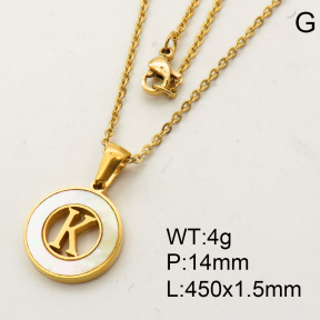 SS Necklace  3N3000345aakj-679
