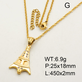 SS Necklace  3N4000822bbml-679