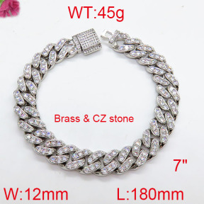 Fashion Brass Bracelet  F6B403851amha-905