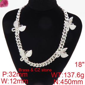 Fashion Brass Necklace  F6N402566ibib-905