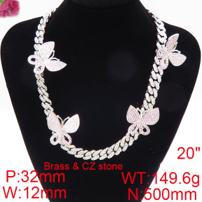Fashion Brass Necklace  F6N402569ihmb-905