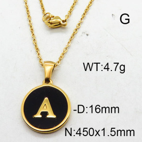 SS Necklace  6N4002141aajo-679