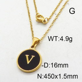 SS Necklace  6N4002159aajo-679