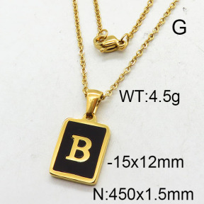 SS Necklace  6N4002165aajo-679