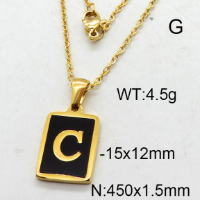 SS Necklace  6N4002166aajo-679