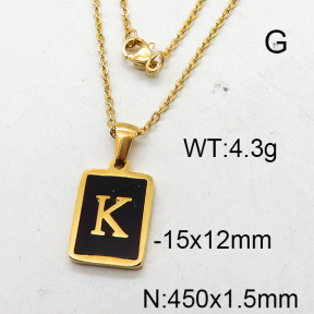 SS Necklace  6N4002173aajo-679