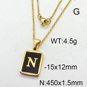 SS Necklace  6N4002175aajo-679