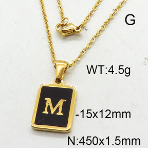 SS Necklace  6N4002176aajo-679