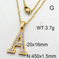 SS Necklace  6N4002189aako-679