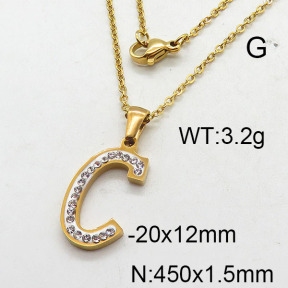 SS Necklace  6N4002193aako-679