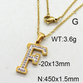 SS Necklace  6N4002199aako-679
