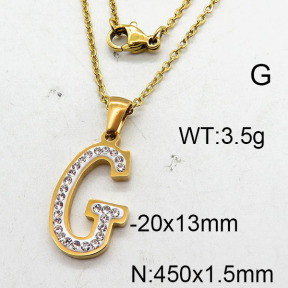SS Necklace  6N4002201aako-679