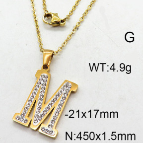 SS Necklace  6N4002216aako-679