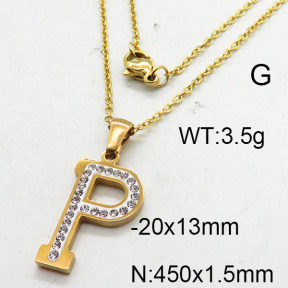 SS Necklace  6N4002220aako-679