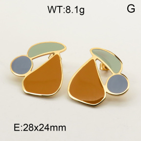 SS Earrings  3E3001054bhva-722