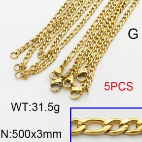 SS Necklace  6N2002004bvpl-G015