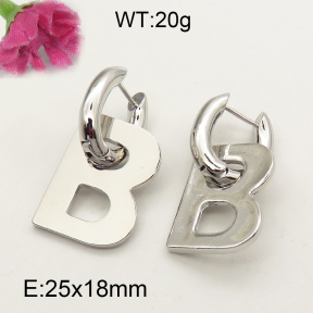 Fashion Brass Earrings  F3E200132bhva-K53