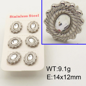 SS Earrings  3E4001558vhml-066