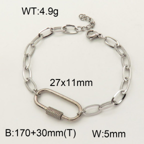 SS Bracelet  3B2001524bbov-908