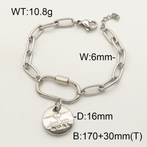 SS Bracelet  3B2001545bhbl-908