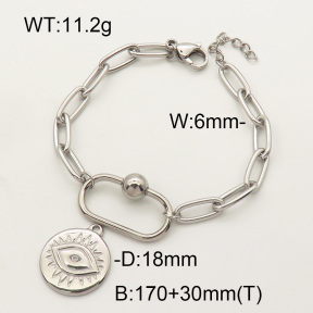 SS Bracelet  3B2001546bhbl-908