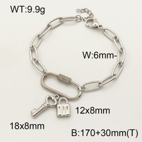 SS Bracelet  3B2001553bhil-908