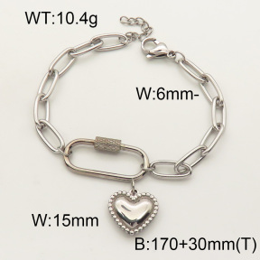 SS Bracelet  3B2001555bhbl-908