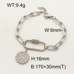 SS Bracelet  3B2001556bhbl-908