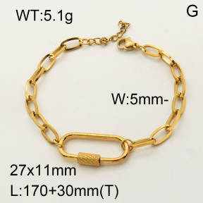 SS Bracelet  3B2001564vbpb-908