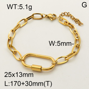 SS Bracelet  3B2001565vbpb-908