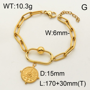 SS Bracelet  3B2001580vhhl-908