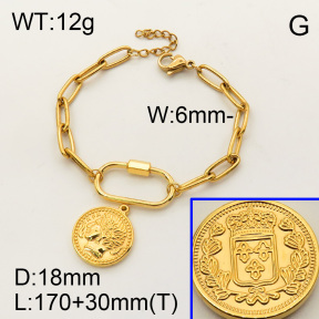 SS Bracelet  3B2001582vhhl-908