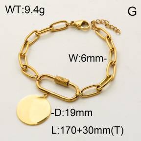 SS Bracelet  3B2001588vhha-908