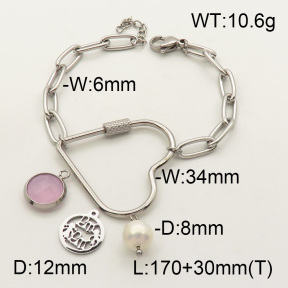 SS Bracelet  3B4001711bhjl-908