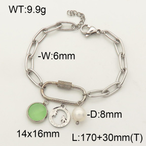 SS Bracelet  3B4001721ahjb-908